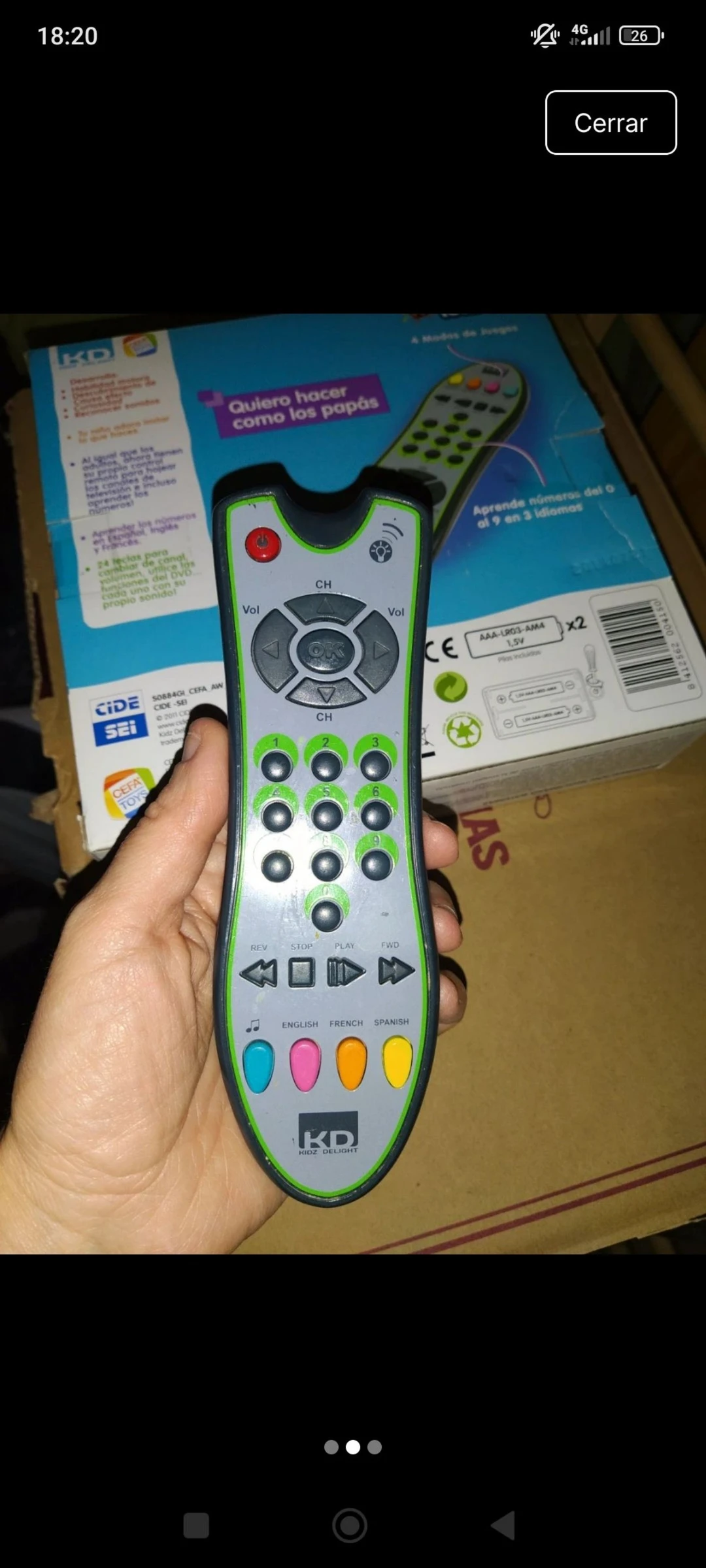 Tech too toy TV remote control – photo 2